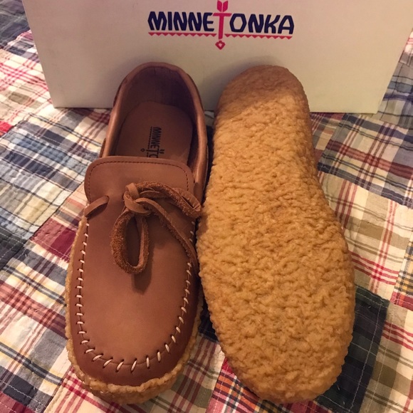 Men’s Minnetonka Moccasins new no tags - Picture 7 of 8